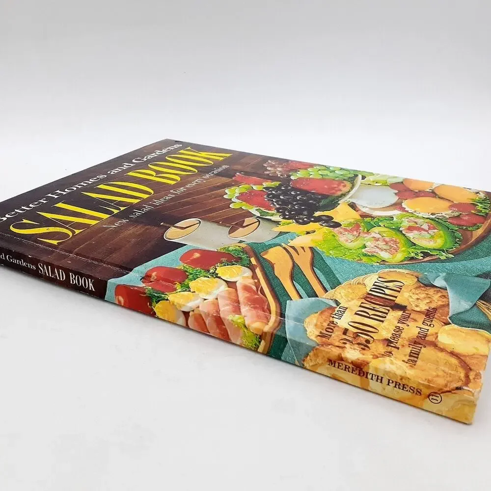 Vintage 1967 Better Homes And Gardens Salad Book 350 Recipes Hardcover Cooking